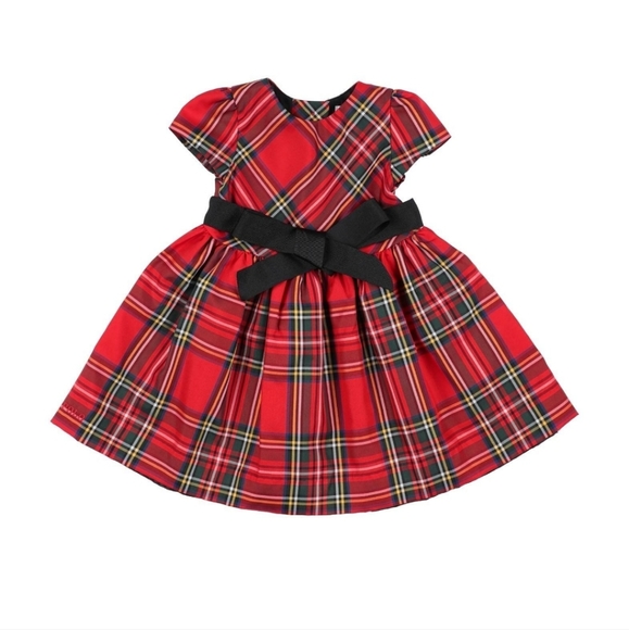 Ralph Lauren Other - 🎁Ralph Lauren Baby Girls Plaid Taffeta Dress 9 months